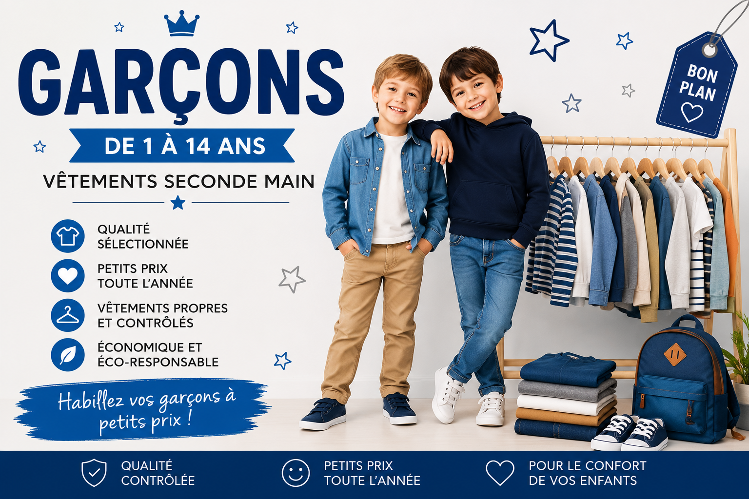 GARÇONS SECONDE MAIN