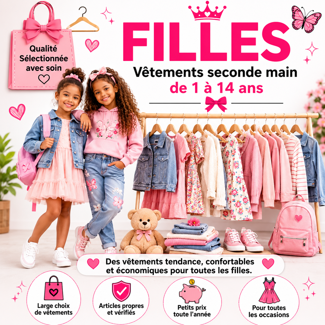 FILLES SECONDE MAIN