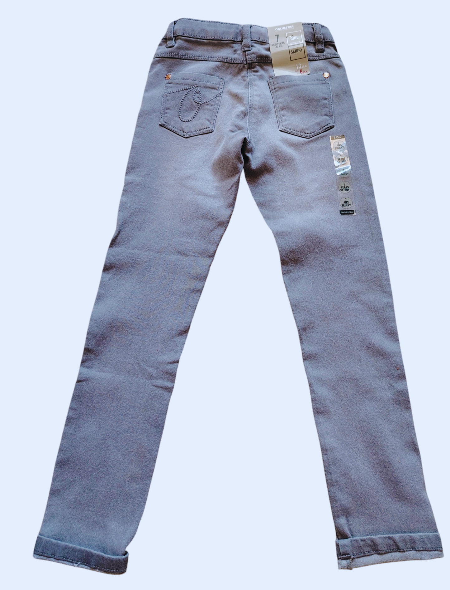 Pantalon jean orchestra fille.    (7 ans)