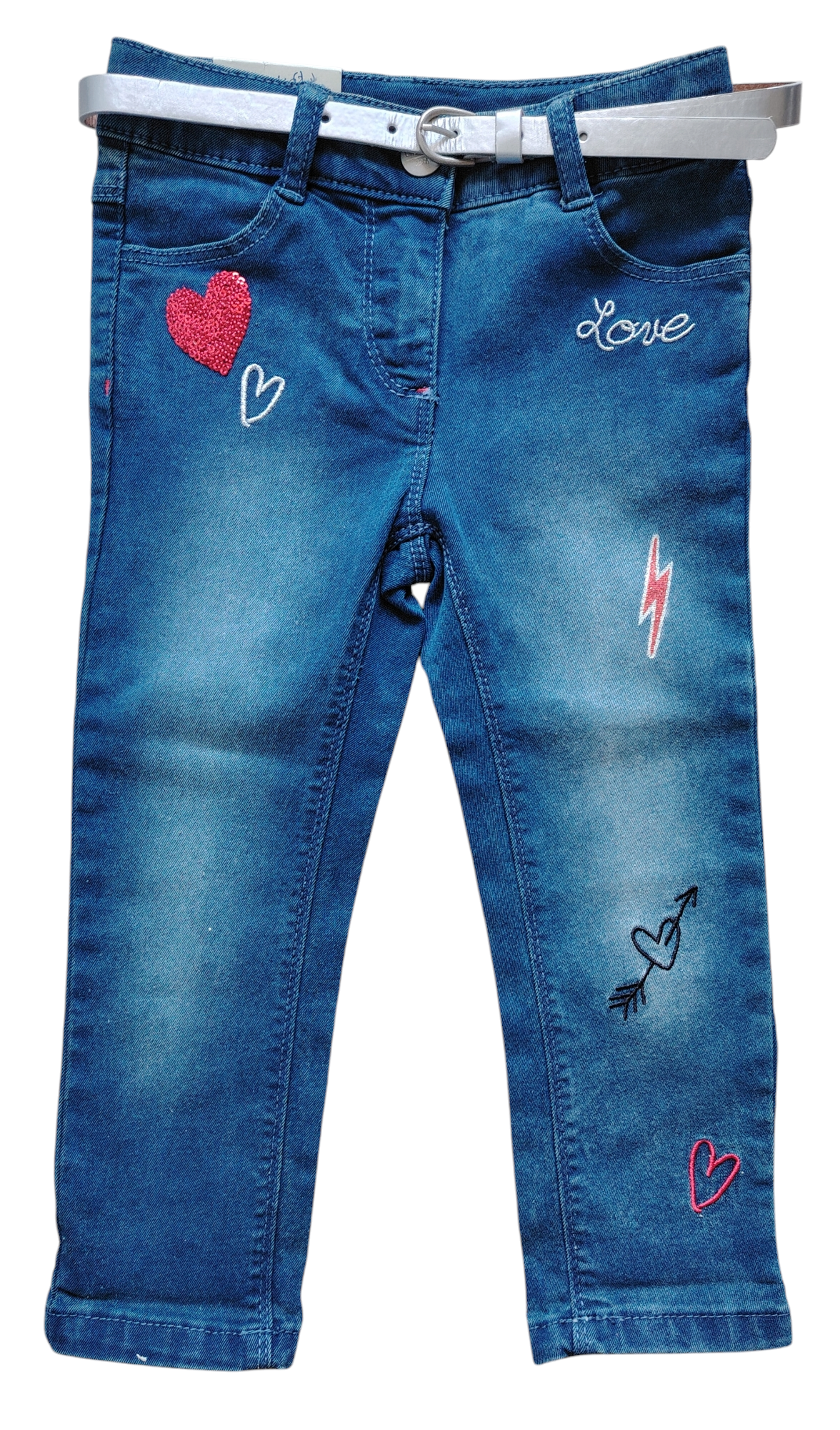 Pantalon jean orchestra fille.    (3 ans)