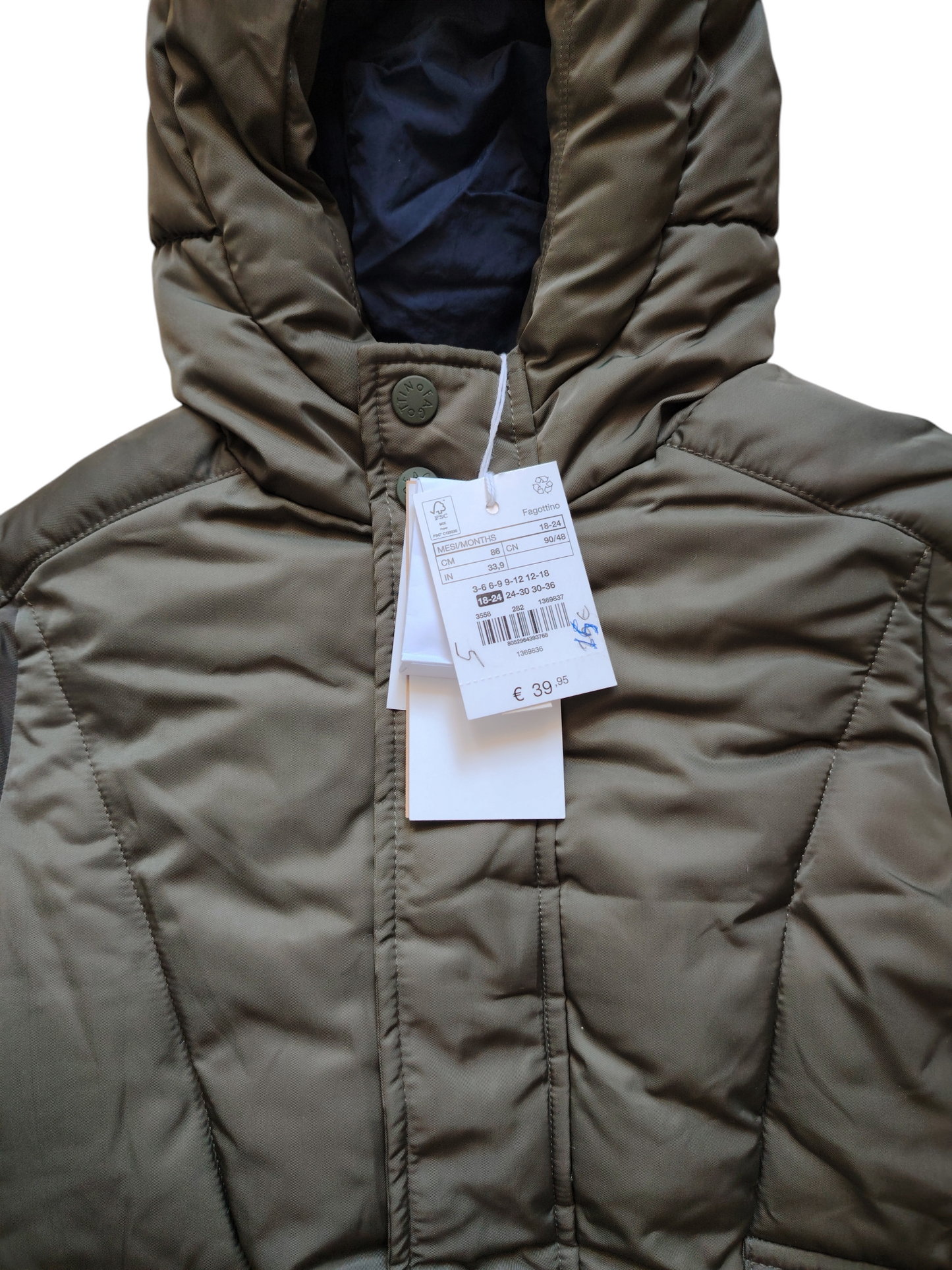 Manteau doudoune fille OVS (18-24 mois)