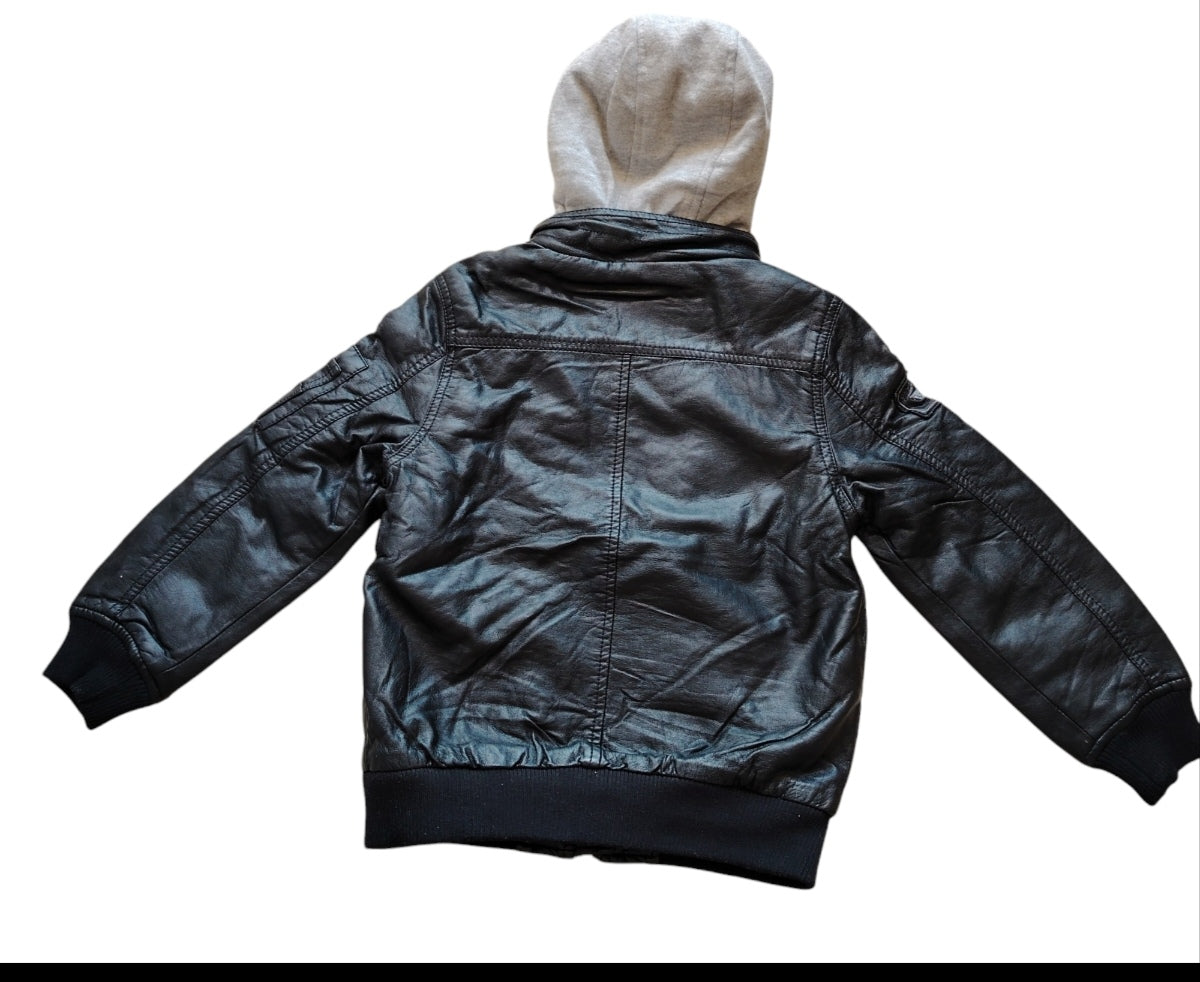 Manteau simili cuir garçon ovs(7-8 ans)