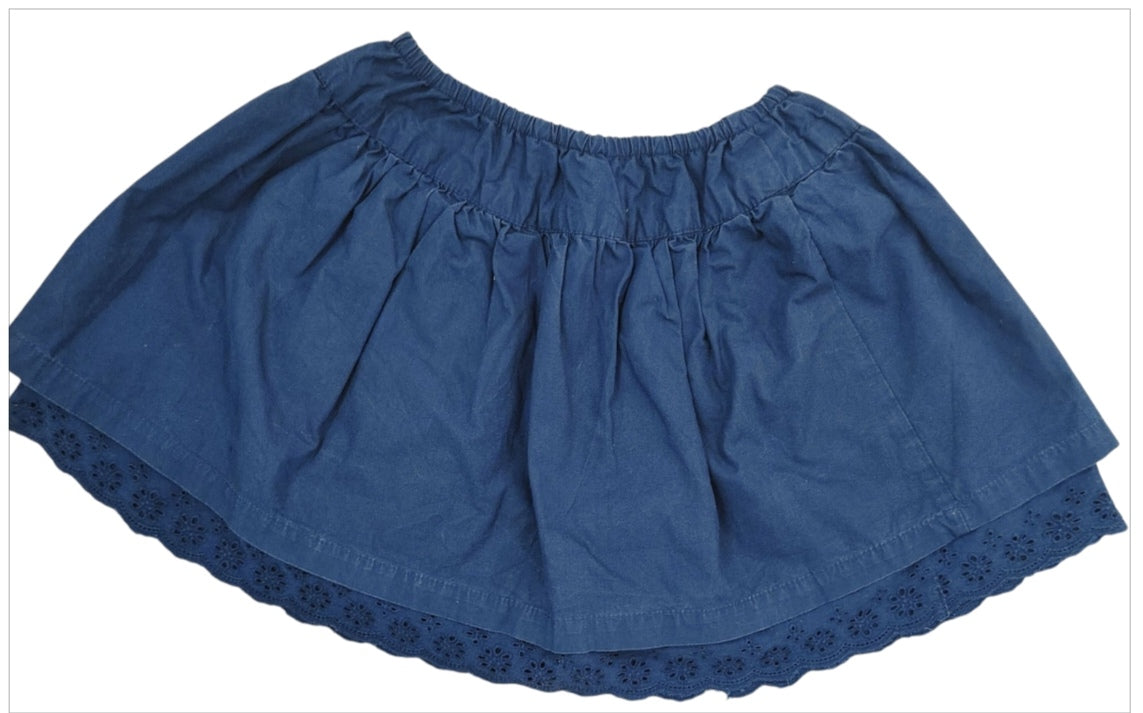 Jupe fille tex(5-6 ans)