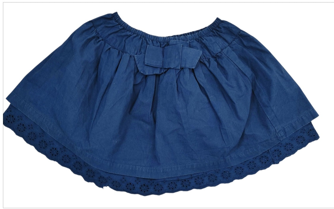 Jupe fille tex(5-6 ans)