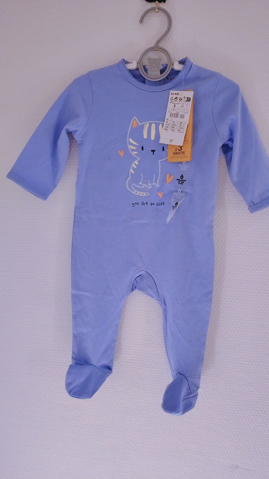 Pyjama bébé garçon 6 mois Kiabi destockage neuf