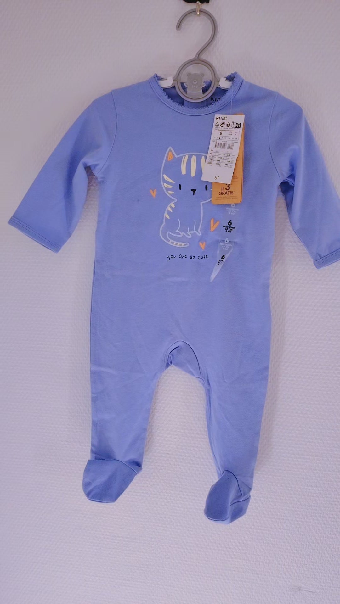 Pyjama bébé garçon 6 mois Kiabi destockage neuf