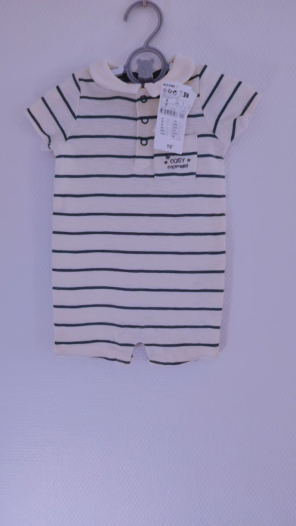 Combi short bébé fille 6 mois Kiabi destockage neuf