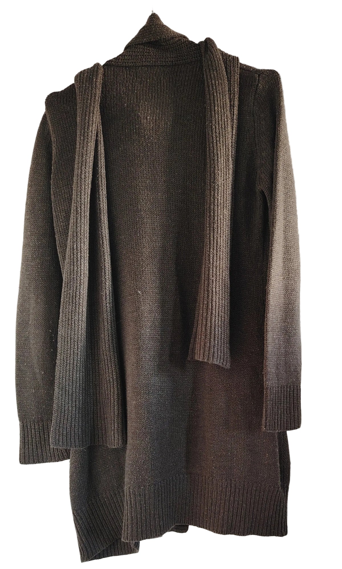 Gilet pull avec écharpe intégrées taille M occasion
