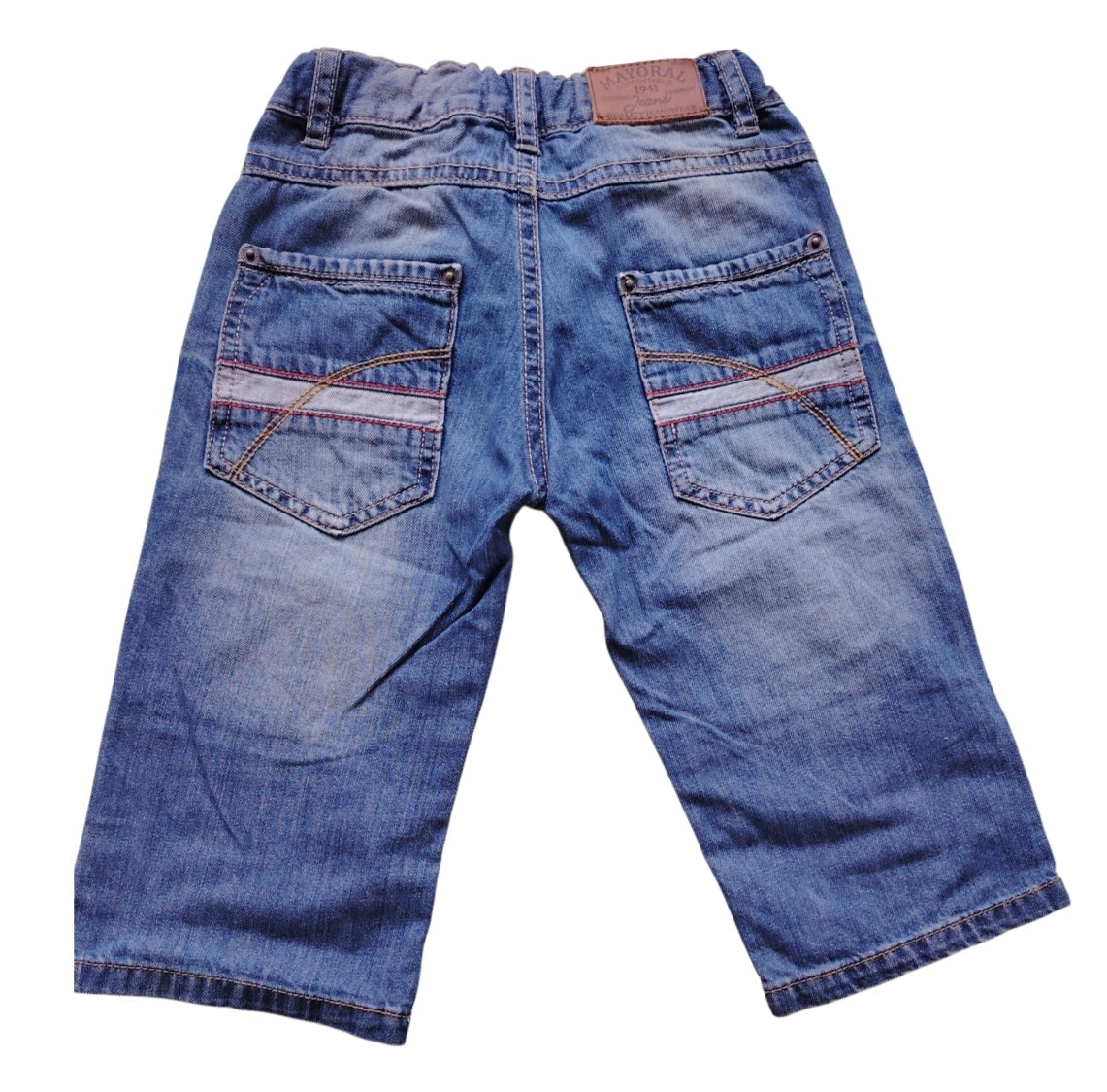 Pantacourts jean fille mayoral
