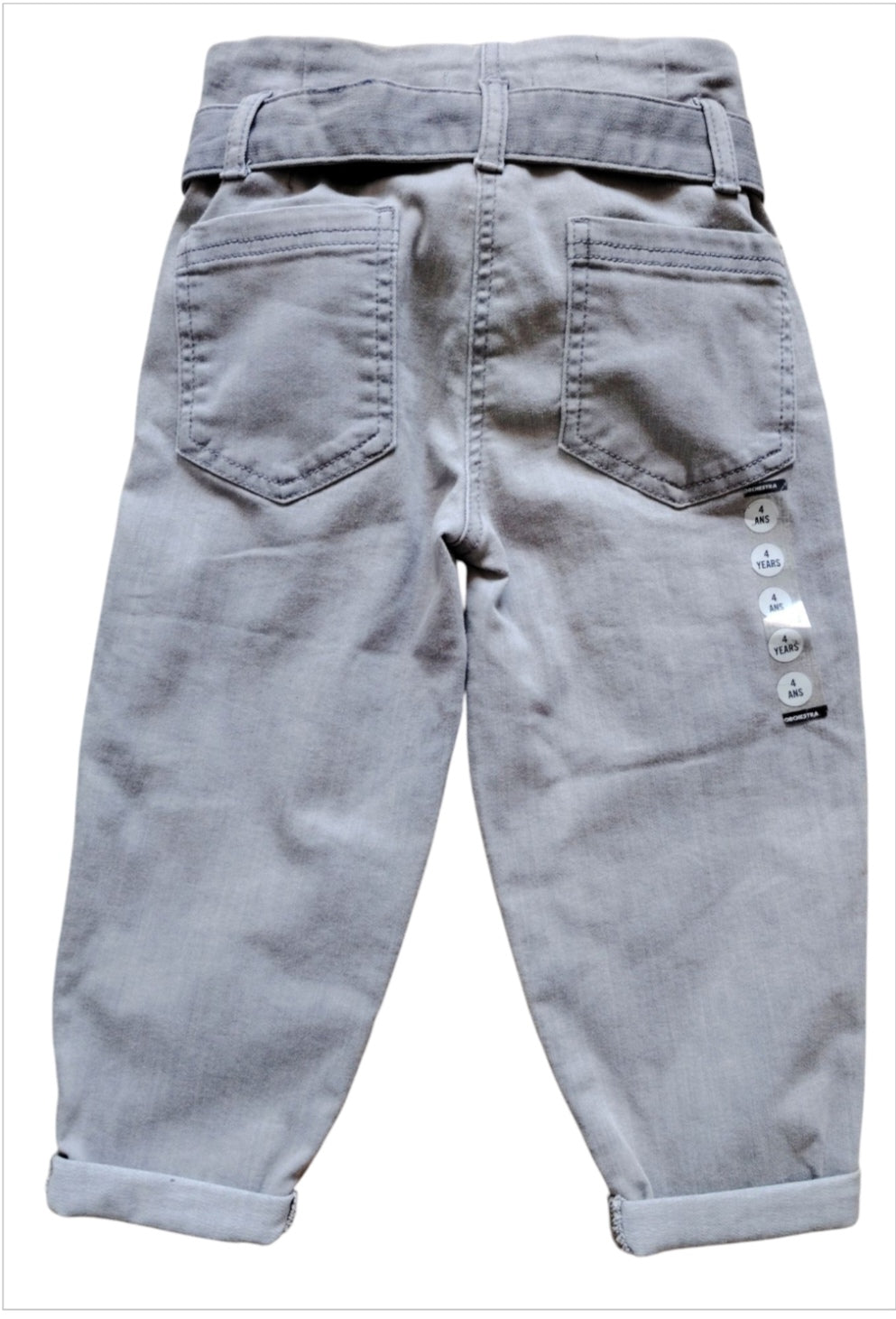 Pantalon jean orchestra fille.   (4 ans)