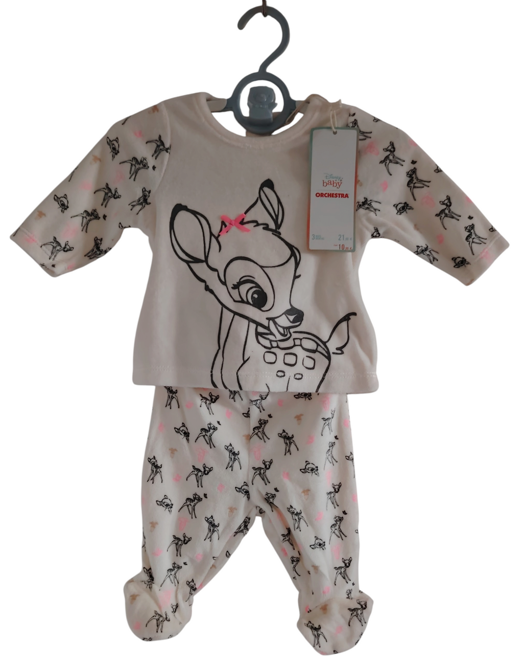 Ensemble pyjama fille orchestra neuf destockage 3 mois