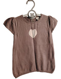Robe pull bébé fille grain de blé