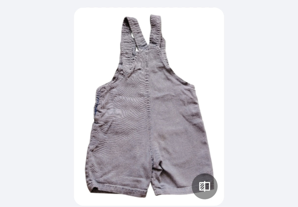 Combi short jean fille