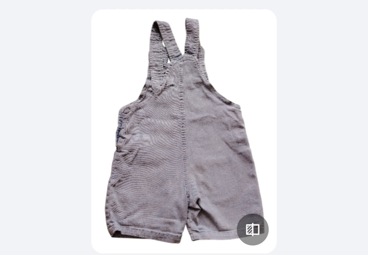 Combi short jean fille