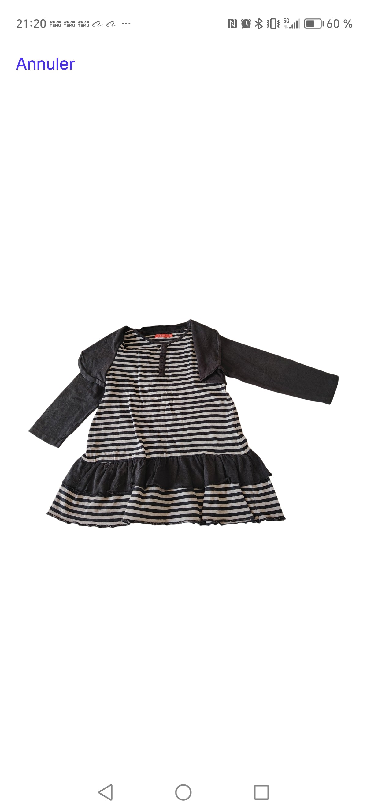 Robe fille tissaia