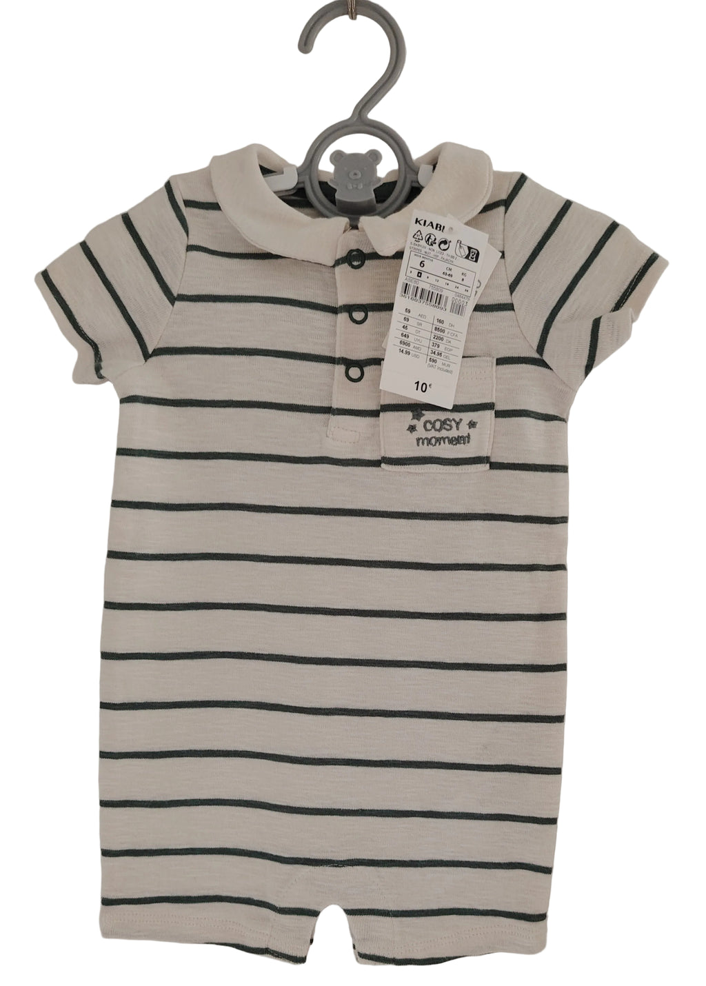 Combi short bébé fille 6 mois Kiabi destockage neuf
