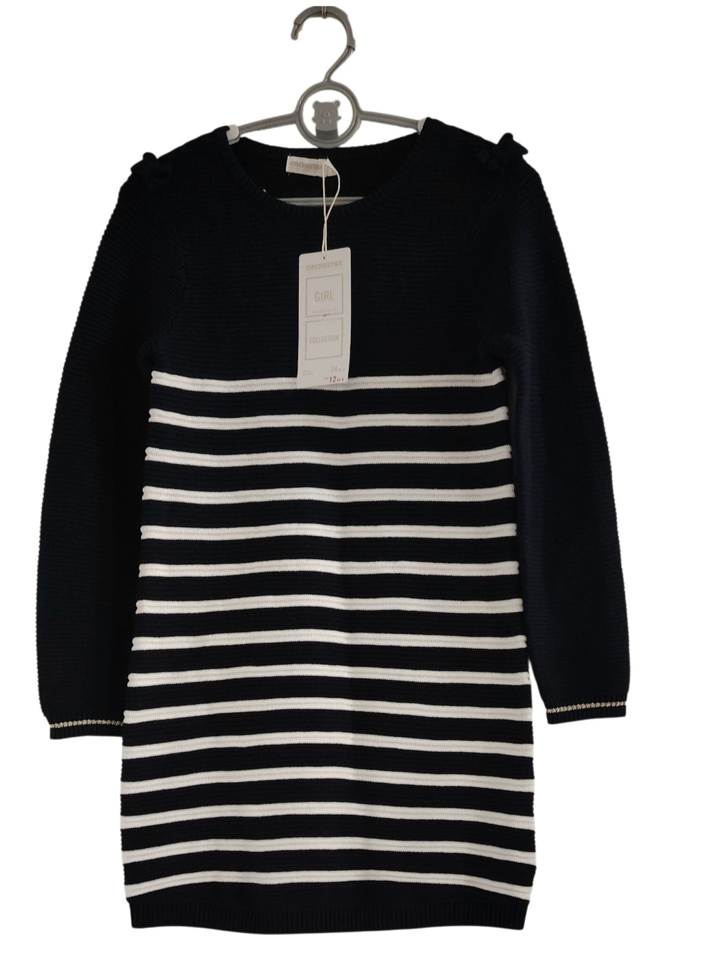 Robe pull fille neuf destockage orchestra 8 ans