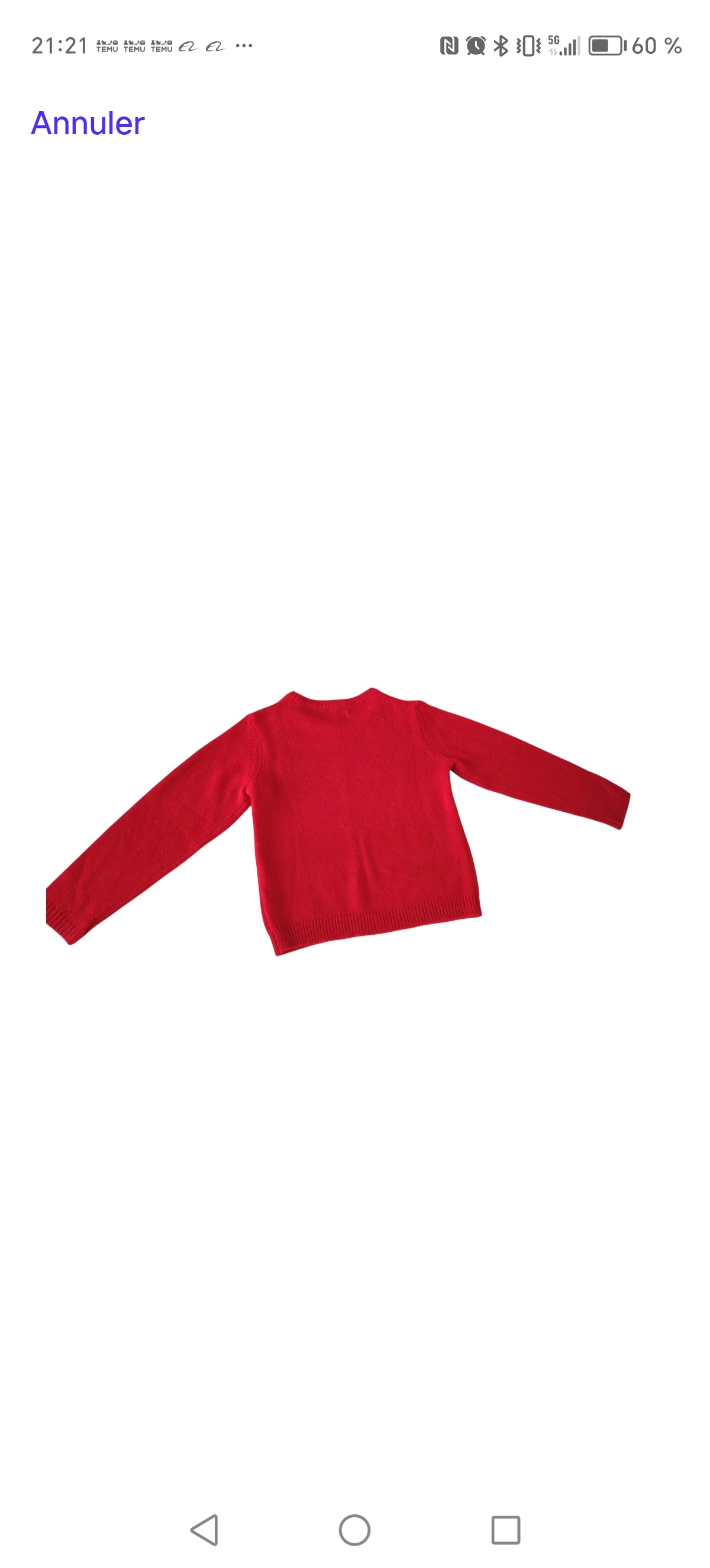 Pull fille inextenso