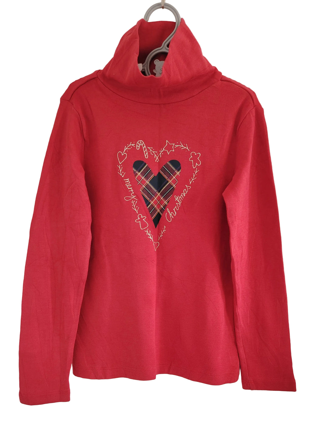 Pull col roulé fille