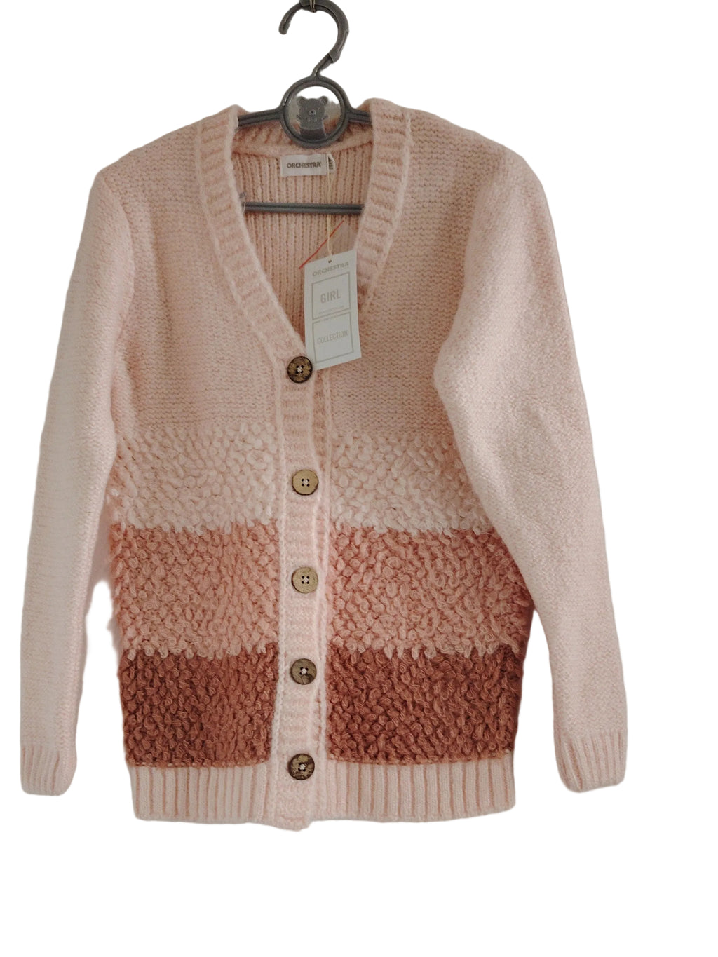Gilet pull fille neuf destockage orchestra 8 ans