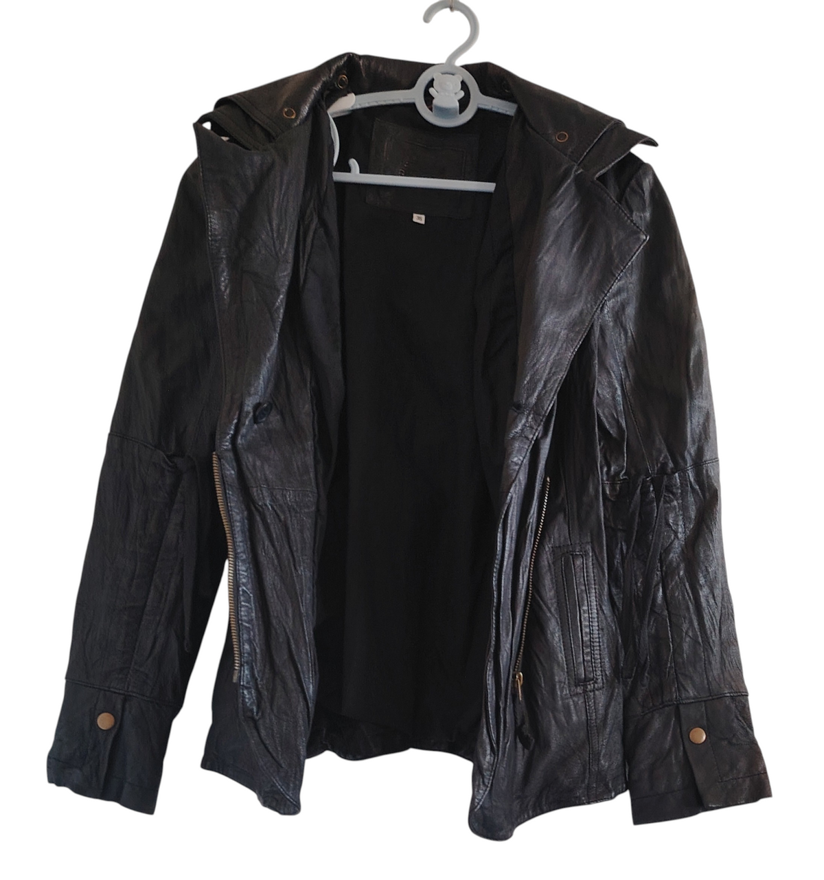 Manteau femme imitation cuir taille 36 occasion