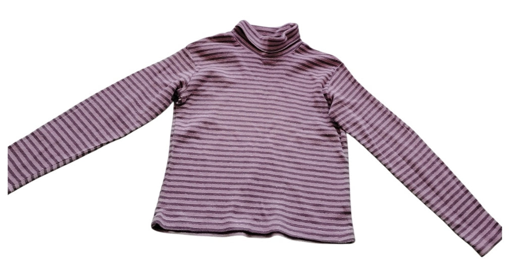 Pull col roulé fille