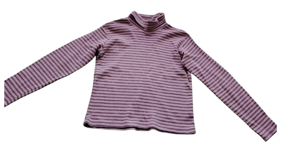 Pull col roulé fille