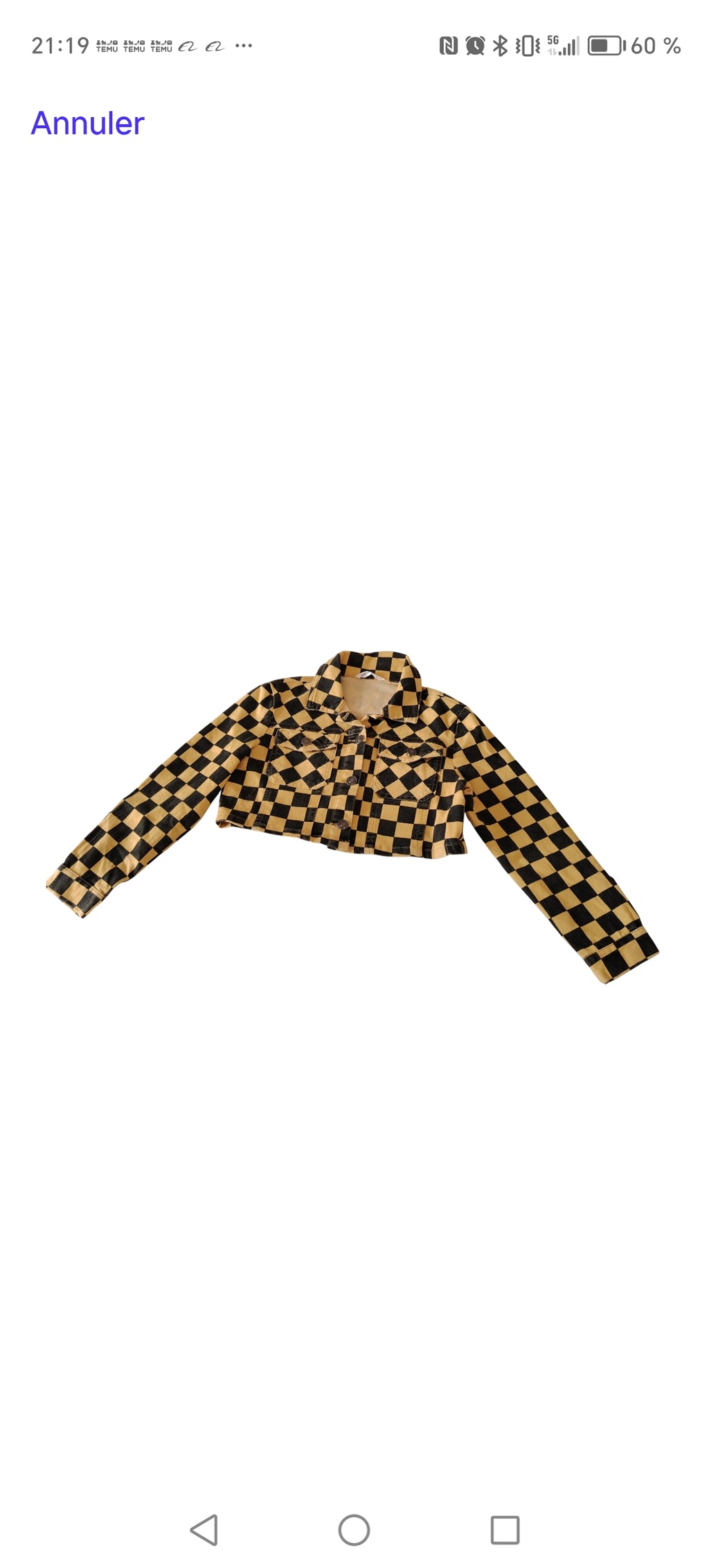 Veste jean fille shein