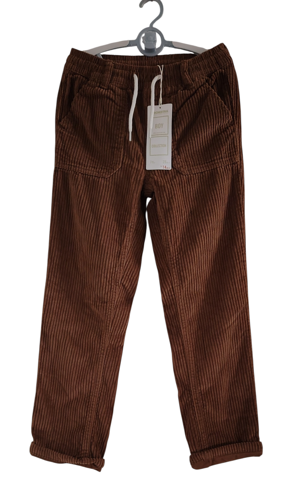 Pantalon velours fille neuf destockage orchestra 7 ans