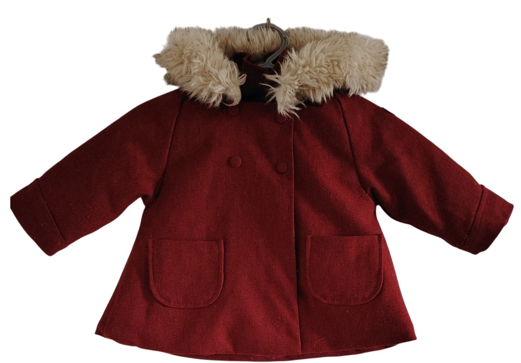 Manteau occasion bébé fille OBAIBI 6 mois