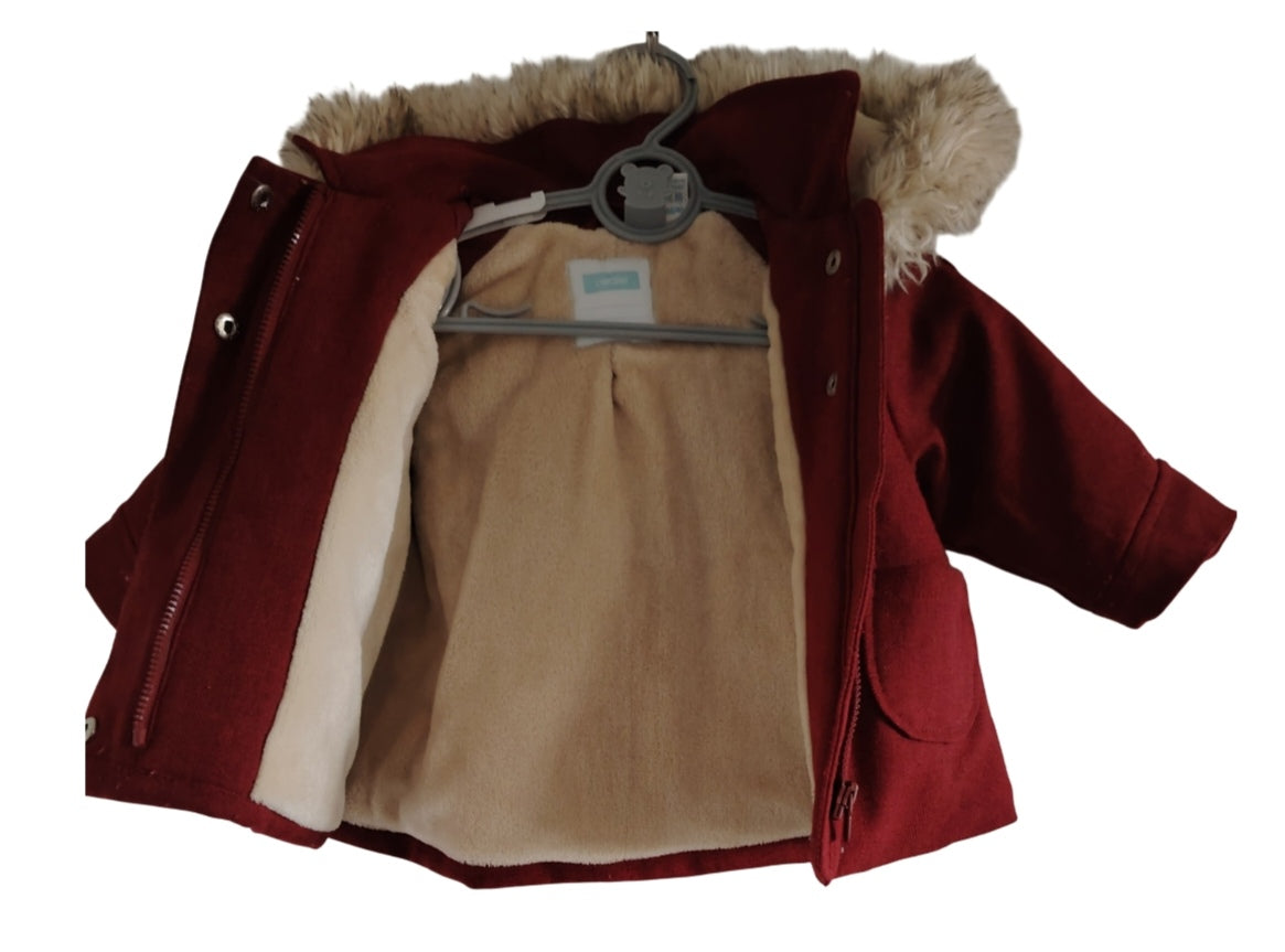 Manteau occasion bébé fille OBAIBI 6 mois