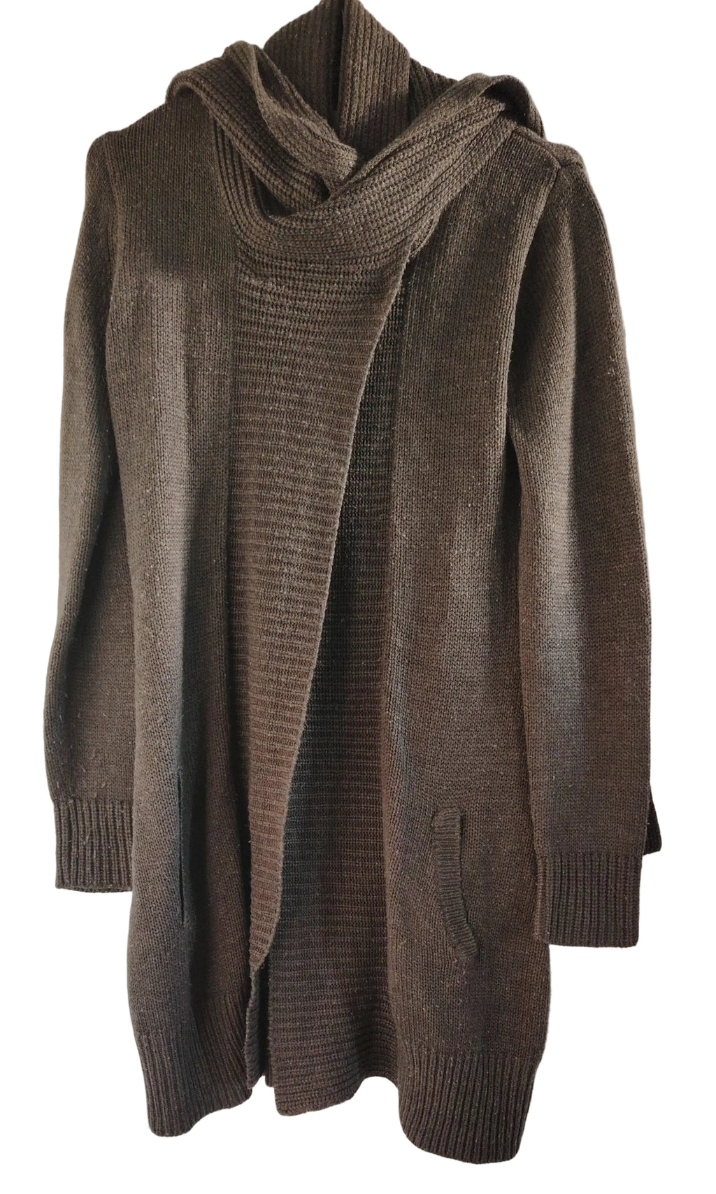 Gilet pull avec écharpe intégrées taille M occasion