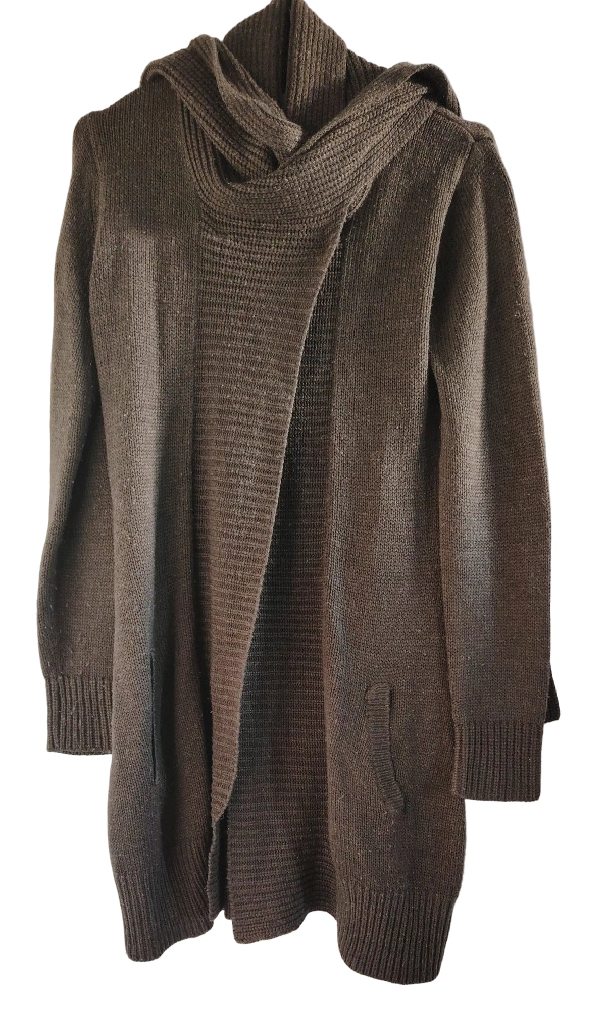 Gilet pull avec écharpe intégrées taille M occasion