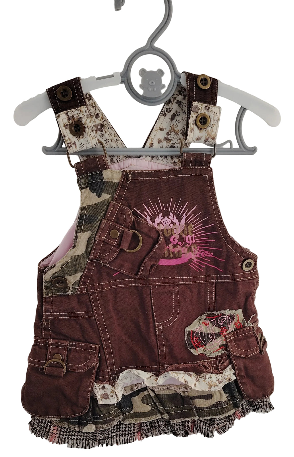 Robe salopette fille 6 mois
