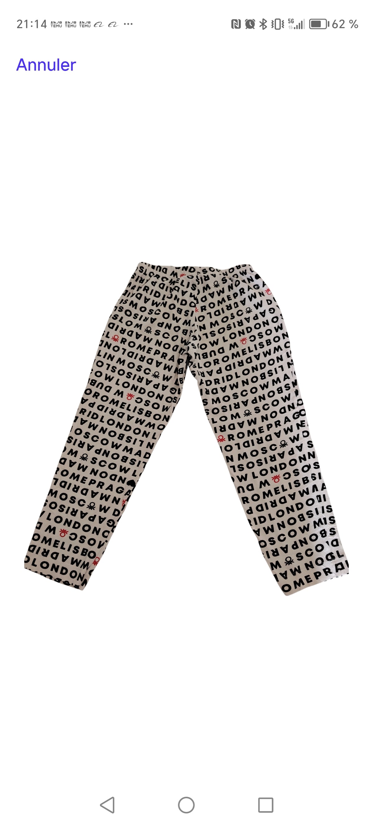 Pantalon jogging fille
