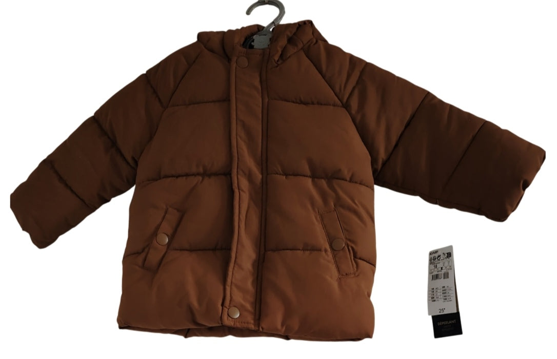Manteau doudoune garçon neuf destockage Kiabi 18 mois