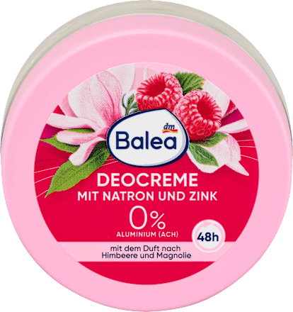 Crème déodorante au bicarbonate de soude et au zinc, 50 ml