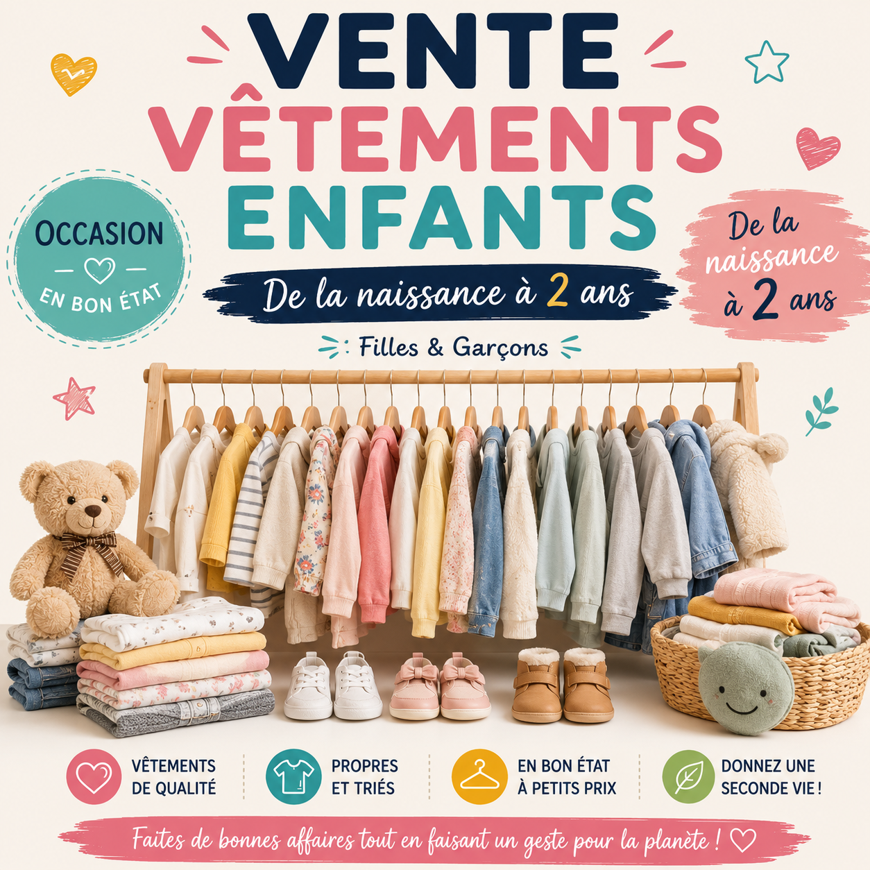 Vêtements enfants occasion 3