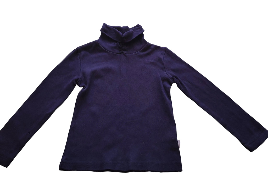 Pulls colle roulé fille original marine