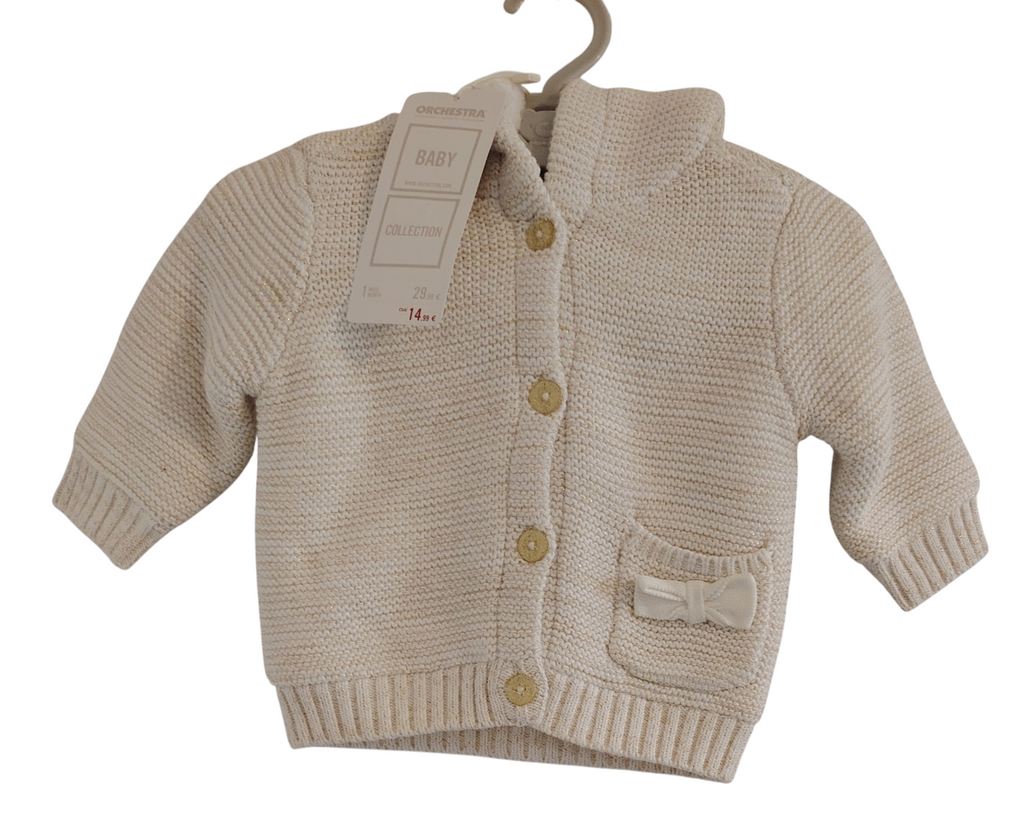 Gilet pull avec paillettes orchestra destockage neuf 1 mois