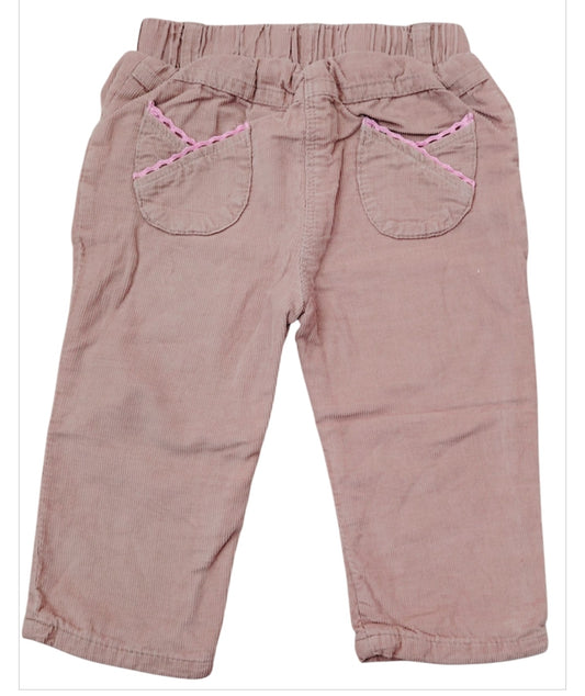 Pantalon velours bébé orchestra 9 mois