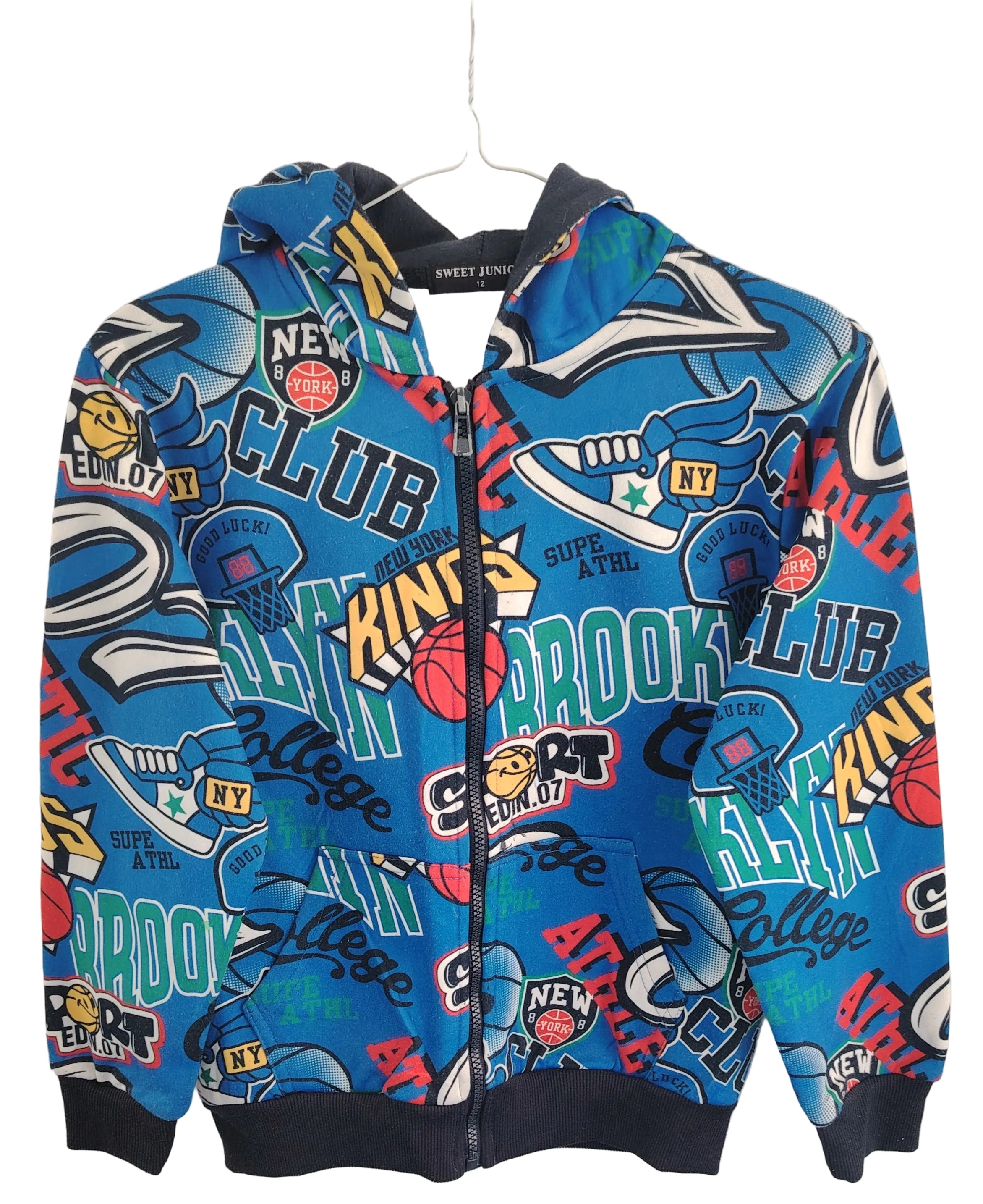 Sweat gilet garçon 12 ans