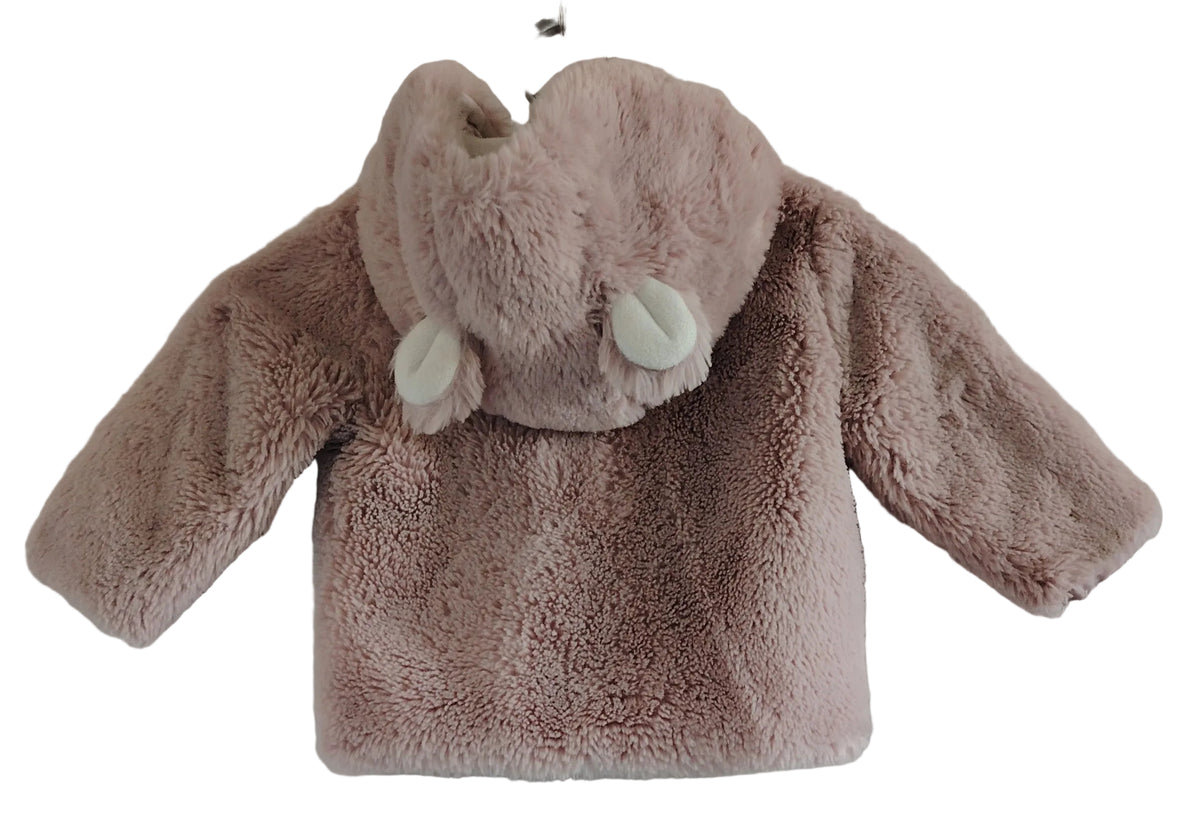 Manteau fausse fourrure fille 6-9 mois occasion