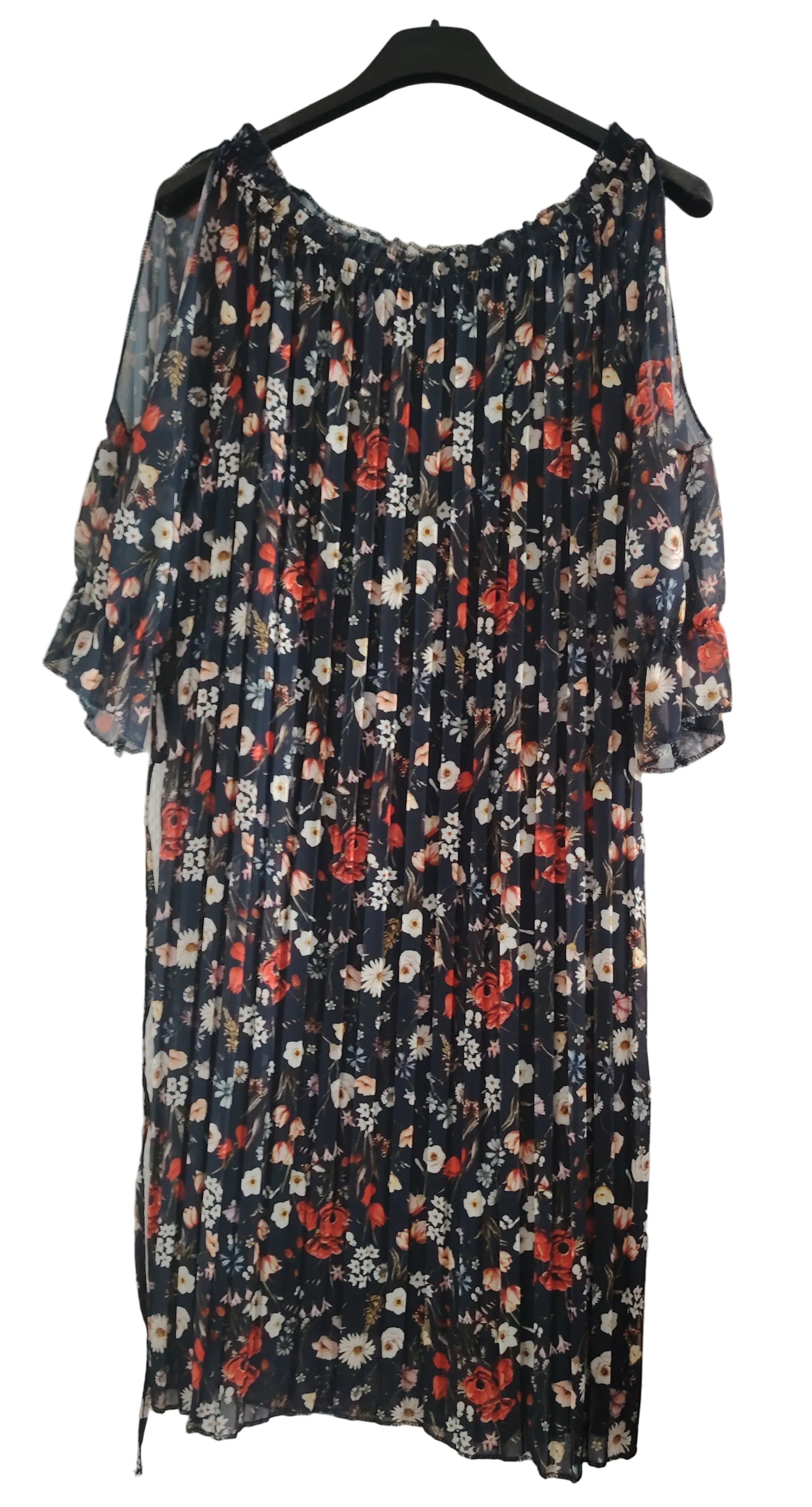 Robe été plissée femme