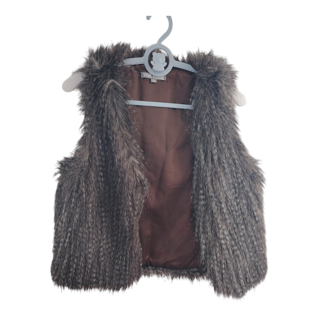 Gilet fausse fourrure fille 10 ans occasion