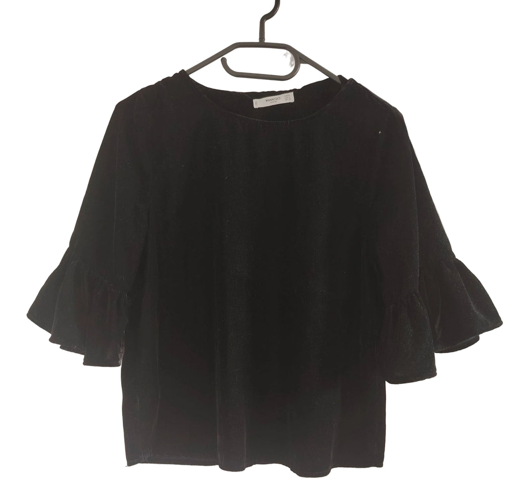 Haut velours Femme